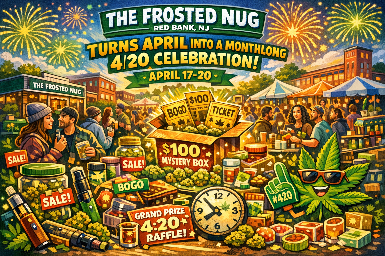 The Frosted Nug Transforms April into Monthlong 4/20 Celebration at Red Bank