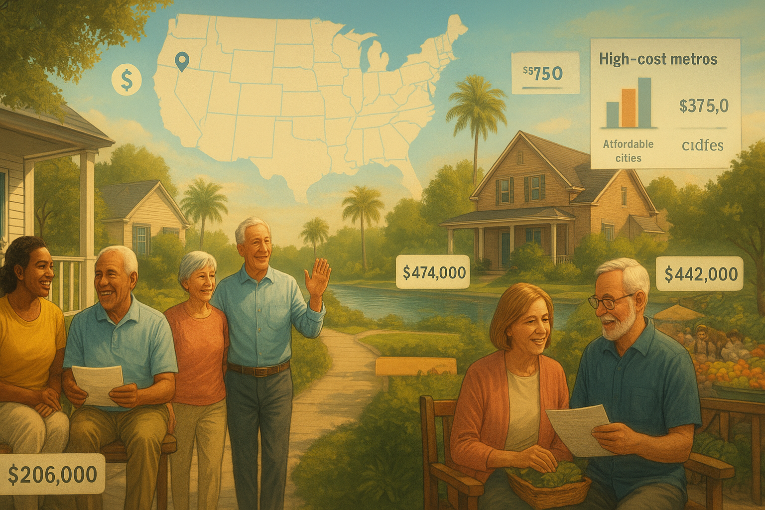 Five Cities Offer Retirees Lower Costs as Housing Prices Strain Fixed Incomes