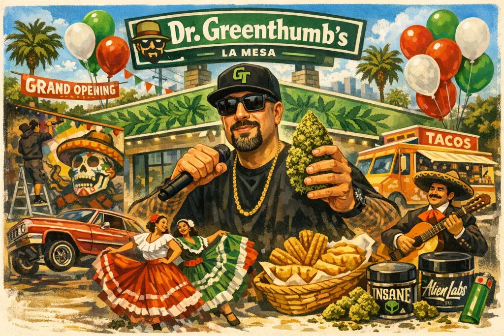 Dr. Greenthumb’s Opens Sixth California Dispensary in La Mesa with Latin-Flavored Celebration