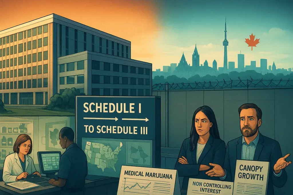 DEA's Cannabis Rescheduling Leaves Canadian Operators Largely on the Sidelines