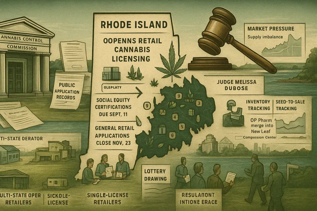 Rhode Island Reopens Dispensary Licensing After Residency Ruling Voids Applications