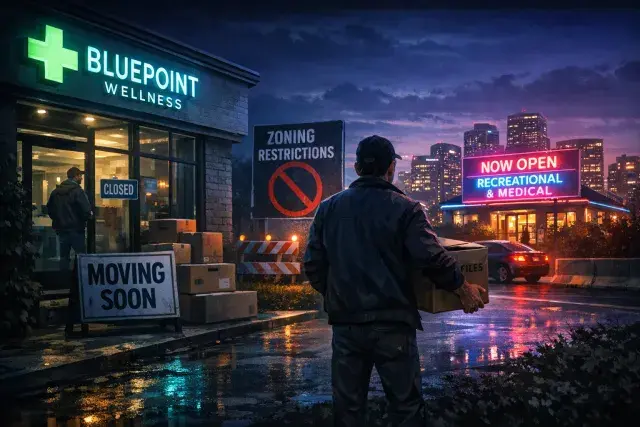 Bluepoint Wellness Relocates as Connecticut's Last Medical-Only Dispensary Faces Hybrid Shift