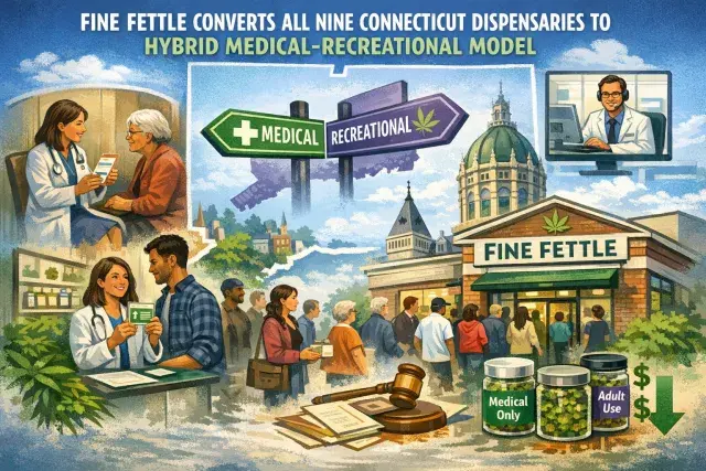 Fine Fettle Converts All Nine Connecticut Dispensaries to Hybrid Medical-Recreational Model