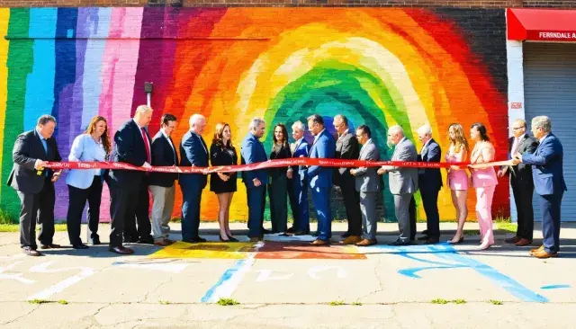 Ferndale Mural Celebrates LGBTQ+ Pride with Cannabis Firms' Support