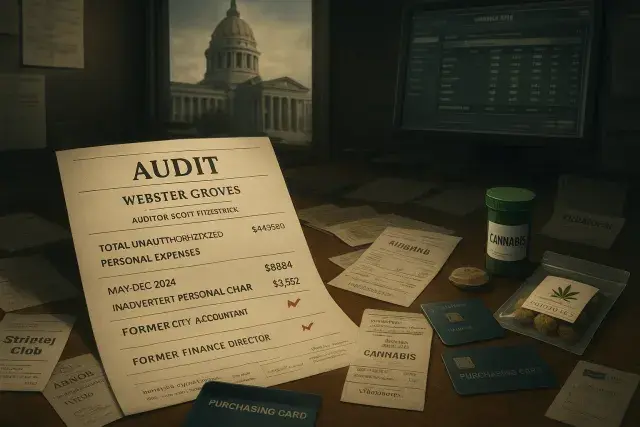 Missouri Audit Finds City Cards Misused for Strip Clubs, Cannabis Buys
