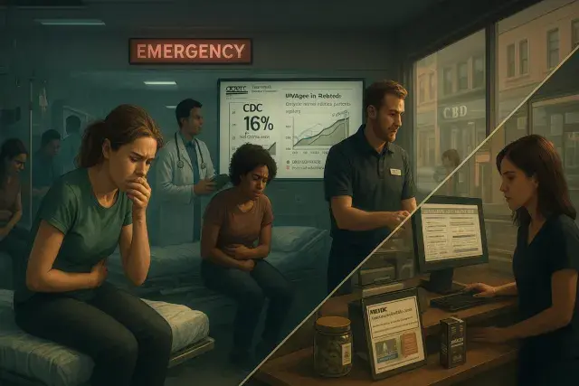 New CDC Diagnosis Code Reveals Surge in Cannabis-Related ER Visits